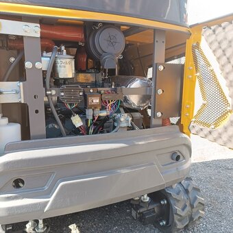 Minibagr G18SE PRO CAB, Kubota motor, roztahovací pásy - 5