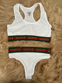 Set Guccî podprsenka + tanga + kalhotky - 5