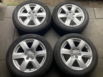 Alu kola AUDI A6 C7 17" 5x112 zimní CONTINENTAL 225/55/17 - 5