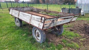 Vlečka koňská předělaná za traktor - 5