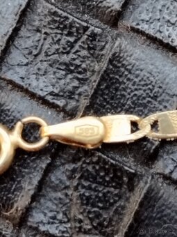 Prodám plný zlatý řetízek 14k. - 5