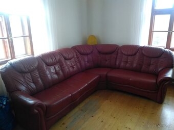 Kožená sedací souprava - 5