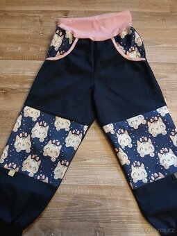 Nezateplené softshellové kalhoty 116 - 5