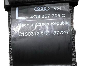 Palubní deska černá 24A airbagy řj pásy Audi A6 C7 4G 2012 - 5