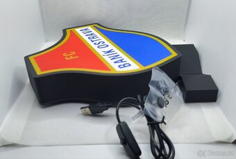 Prodám nové logo FC Baník Ostrava s podsvětlením - 5