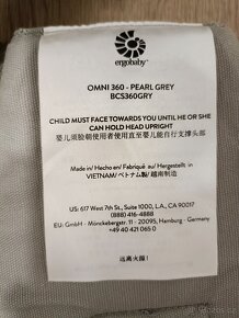 Nosítko ergobaby omni 360 pearl grey - 5