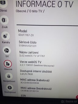 Špičková smart led Tv Lg 43" 109cm - 5