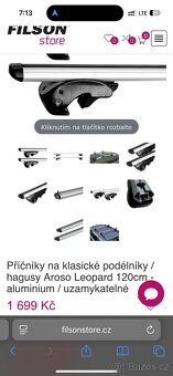 Střešní nosič na 2 kola - 5