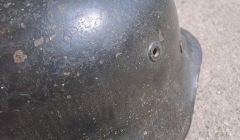 Německa helma M40 vel 64 původní barva - 5
