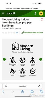 Modern living Interiérová klec/bouda pro psy - 5