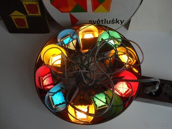 Starožitné vánoční lucerničky SVĚTLUŠKY TOP stav , Praha - 5