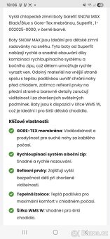 Vyšší zimní boty/ sněhule Superfit 34 - 5