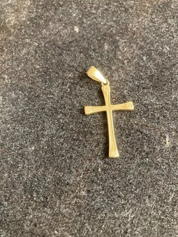 Řetízek plný+Přívěsek Žluté zlato 585/1000 14k - 5