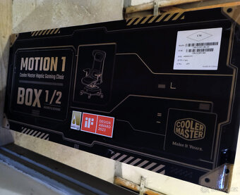 Herní křeslo gaming chair haptic Motion 1 by CoolerMaster - 5