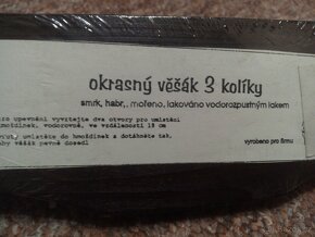 Věšák na tři kolíky 55x70x300mm nový - 5