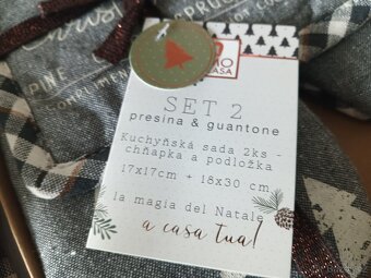 Nový ubrus, utěrky, chňapka,podložka. - 5