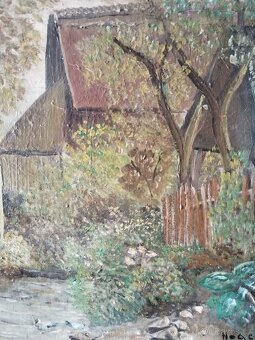 obraz - LETNÍ IDYLKA, olej, J. Nogel - 5