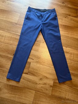 Pánský modrý oblek - 5