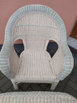 RATANOVÉ KŘESLO A STŮL - 5