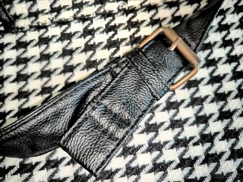 Kabelka se vzorem kohoutí stopa - houndstooth - 5