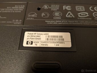 Notebook HP compaq nx9020, funkční, spíše na hraní pro děti - 5