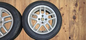 ALU 15" 4x100, ET35 se zimními pneu 195/60/15 - 5