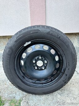Sada zimních pneu Barum Polaris 205/60 R16+ plech. disky - 5