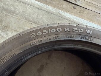 prodám letní pneumatiky 245/40/20 Continental celá sada - 5