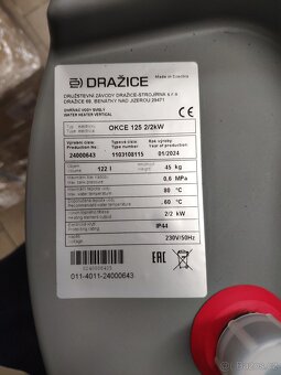 Nový ohřívač vody bojler Dražice OKCE 125 2/2kW - 5