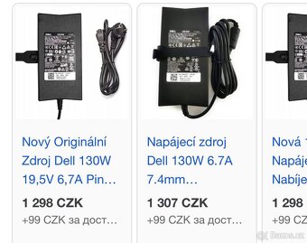 Adaptér nabíječka 🔌 DELL 130W 19,5V 6,7A Velký výprodej ✅ - 5