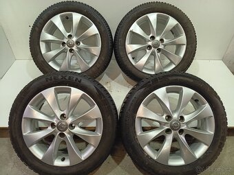 Zimní kola OPEL 4x100 R16 ET40 pneu 195/55/16/ - 5
