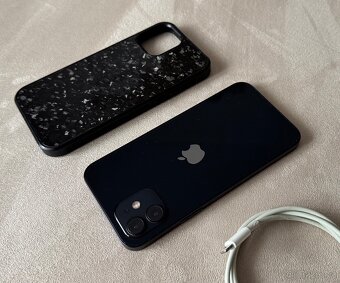 Apple iPhone 12 64gb Černý- Top stav, kryt. - 5