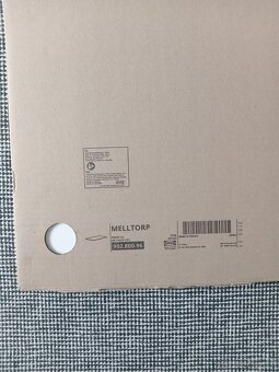 4x židle Teodoras a stůl Melltorp IKEA bílá barva - 5