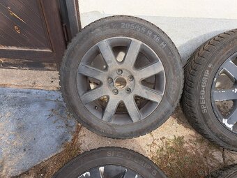 16'' Alu kola orignál VW + zimní pneu 205/55 - 5