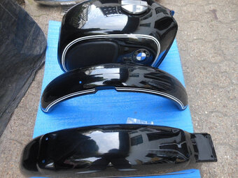BMW R505 R605 R755 Lacksatz Schwarz inkl. Zubehör - 5