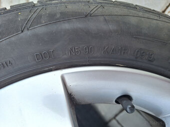 Alu kola Škoda Matone R15 ET38 + celoroční pneu Dunlop R15 - 5