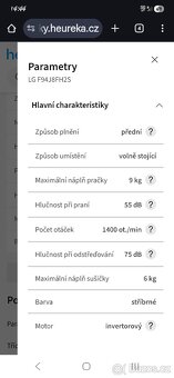 Pračka + Sušička LG - 5