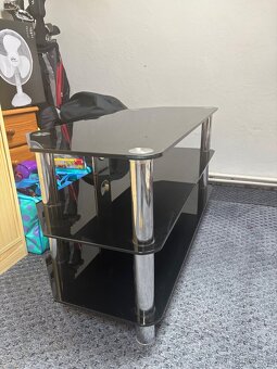 Skleněný televizní stolek - 5