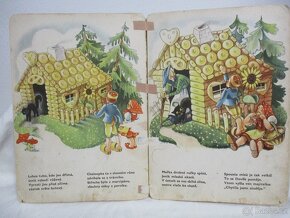 Perníková chaloupka - stará kartonová kniha - 5