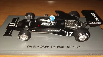 F1 Shadow DN5B Ford #17 Renzo Zorzi 1977 Spark S3841 1:43 - 5
