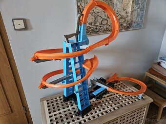 Prodám Hot Wheels dráhu Sky crash tower track - 5
