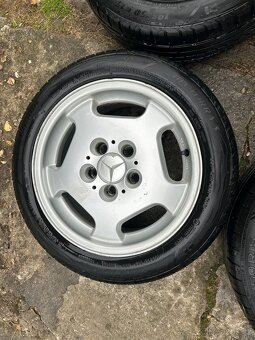 Alu kola Mercedes 5x112 + letní pneu 195/50/15 - 5