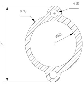Těsnění vodní pumpy UAZ+VOLHA (95-110 koní) - 5