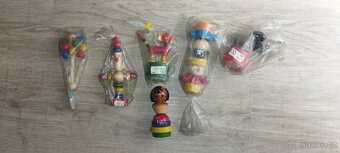 Tofa-staré dřevěné hračky-origo nepoužité - 5