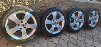 Originál alu Škoda Octavia 2 5x112 225/45 R17 letní 7mm - 5