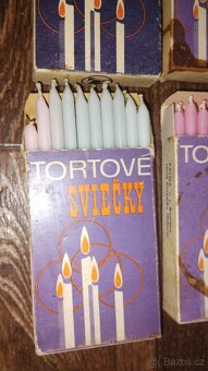 Dortové svíčky retro - 5
