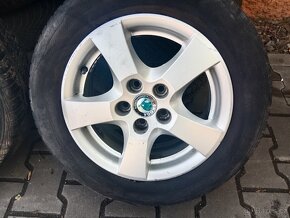 Fabia 185/60 R14   5x100 Škoda originální - 5