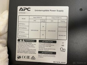 APC Smart - UPS SRT5KXLI + síťová karta APC UPS AP9630 - 5
