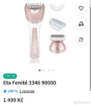 ETA Fenité Dámský epilátor,mast na celulitidu - 5