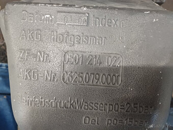 chladič intarderu DAF - MAN - 5